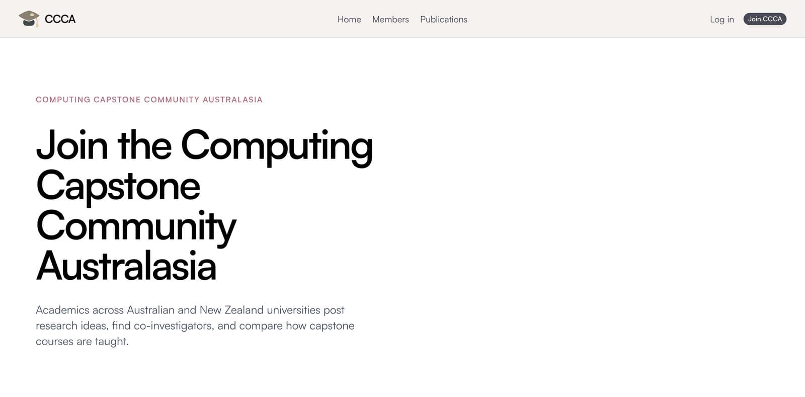 CCCA - Computing Capstone Community Australasia