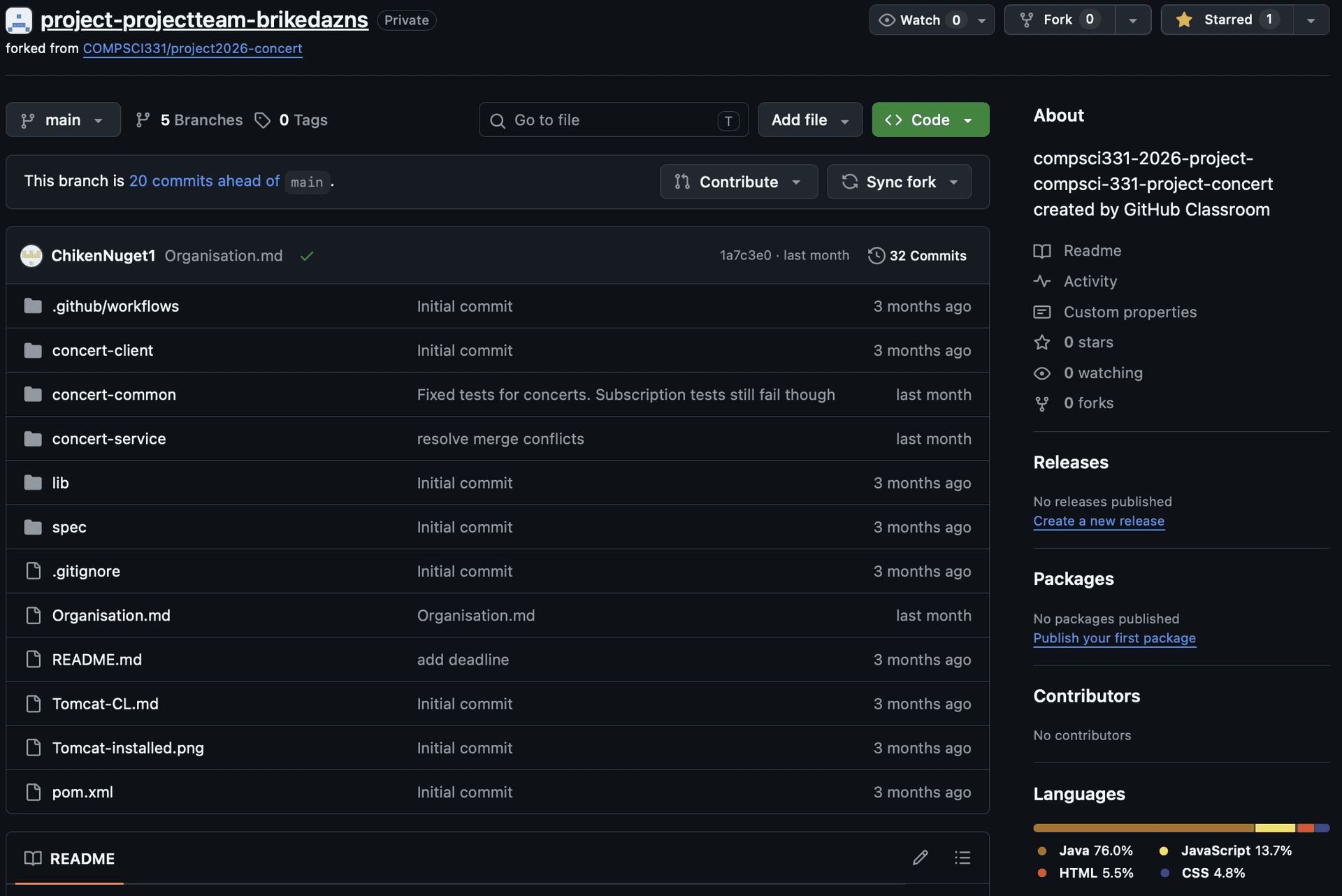Concert Booking System